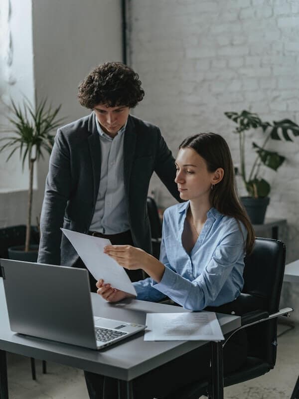 Team using Softpage to manage a business